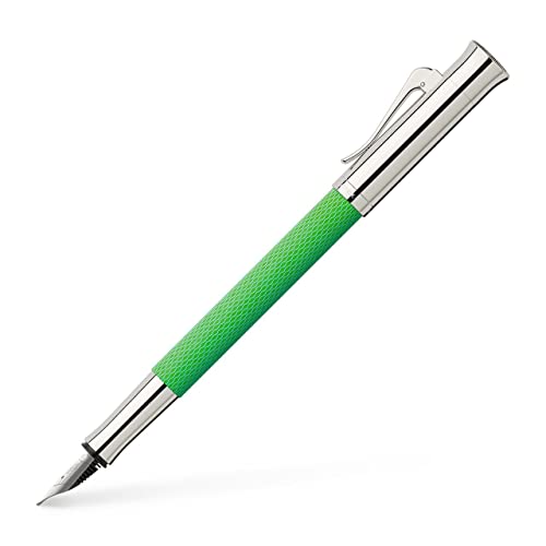 Graf von Faber-Castell Guilloche Viper Green Füllfederhalter, Edelharz von Faber-Castell