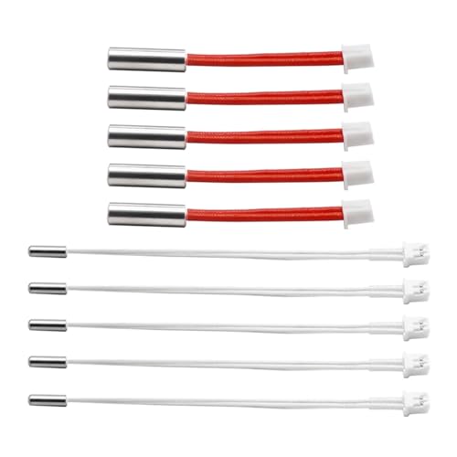 FackLOxc 10 Stück 24 V 300 ℃ Heizrohr Heizpatrone Thermistor NTC100K Für 4 von FackLOxc