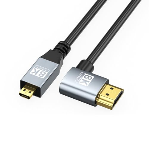 FackLOxc 8K60hz Videokabel 6x2 3mm Video Auf 10 5x2 5mm Kabel Vergoldete Anschlüsse Für HD1080p Video Streaming Leitungsverlängerung von FackLOxc