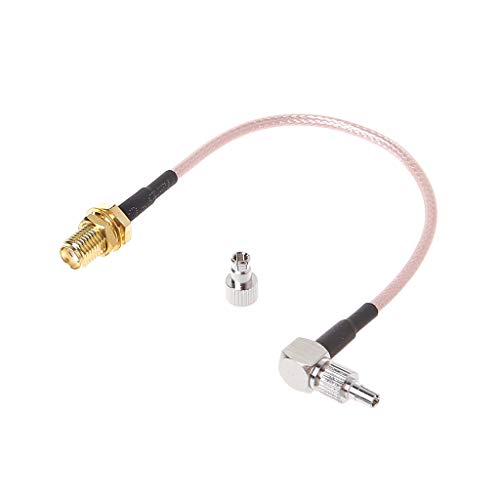 FackLOxc SMA Buchse Auf CRC9/TS9-Doppelstecker Koaxialadapter RG316-Kabel 15 cm von FackLOxc