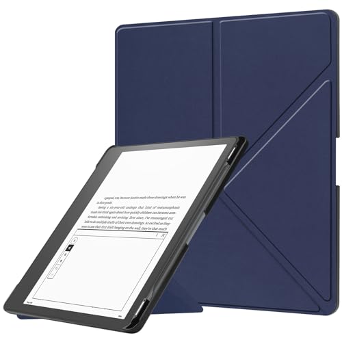 PU-Tablet-Hülle für 2024, 25,9 cm (10,2 Zoll), stoßfeste Schutzhüllen, Knickschutz, faltbare Hüllen von FackLOxc