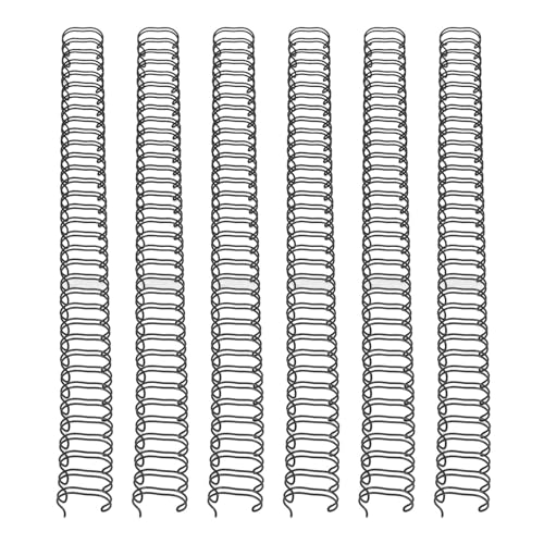 100 Stück A4-Bindedraht, 12,7 Mm, Doppelschlaufe, 34 Schlaufen, 3:1 Teilung, Nylon-beschichteter Eisendraht, Binderücken für Business School, Präsentationen, Berichte, Projekte von Fafeicy