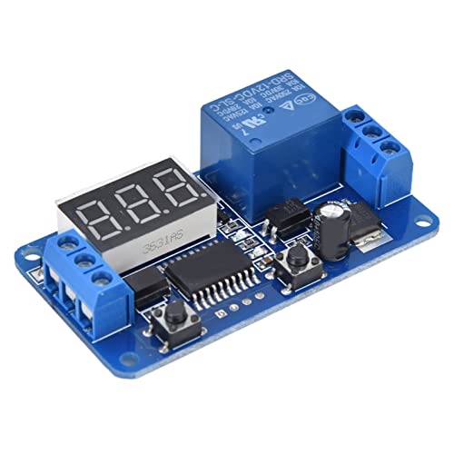 12-V-Zeitsteuerungsschalter Intermittierender 12-V-Zeitsteuerungsschalter, Timer-Relaismodul Zyklus-Timer-Schaltmodul 12-V-Zeitsteuerungsschalter Unendliches M von Fafeicy