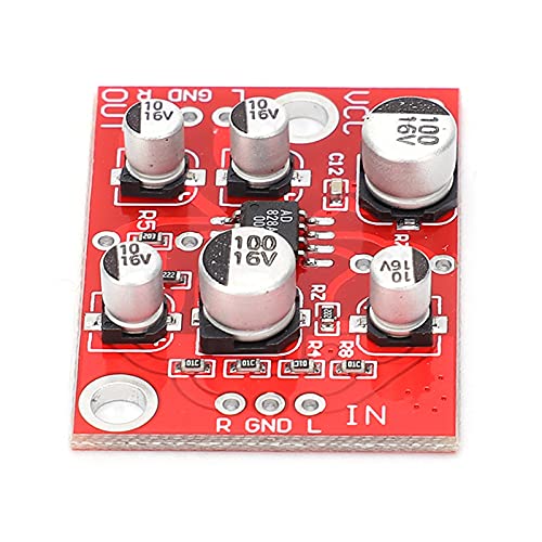 Amplified Board-Modul, Stabiles Amplified Board-Modul AD828 Kunststoff-Audio-Operationsverstärker-Vorverstärker Elektronische Komponenten DC5-15V, Verstärker von Fafeicy