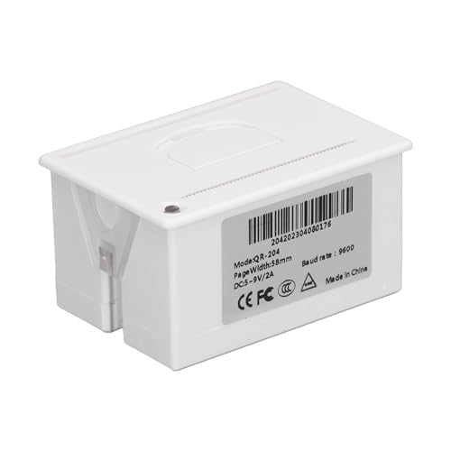 Fafeicy Eingebetteter Thermo-Belegdrucker, USB-TTL-Anschluss, Ticket 9 V, 58 Mm, für Abs, 80 Mm, für Mini-TTL-USB-Leitung, Thermo-Miniatur-Belegdrucker von Fafeicy