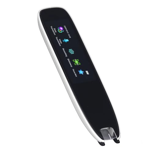 Smart Voice Translator Pen Weiß International Edition WiFi-Übersetzungs-Scanstift, Geeignet für Zuhause, Schule von Fafeicy