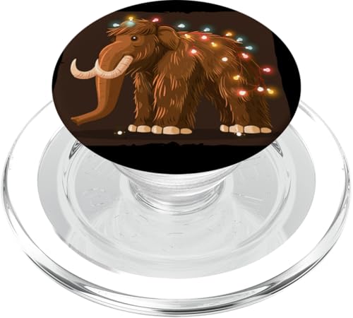 Mammoth und Lichterkette für ein helles Urlaubsgefühl Kostüm PopSockets PopGrip für MagSafe von Fairy Lights Mammoth