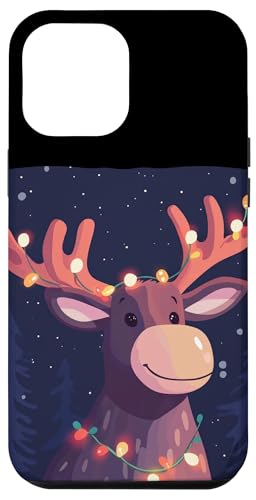 Hülle für iPhone 12 Pro Max Enchanted Elch Outfit mit funkelnden Lichtern von Fairy Lights Moose