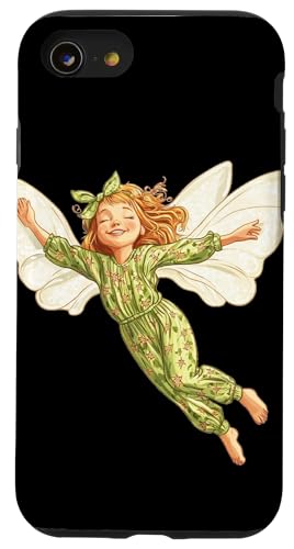 Niedliche Fee im Schlafanzug für eine entspannte Nacht Hülle für iPhone SE (2020) / 7 / 8 von Fairy Pajama