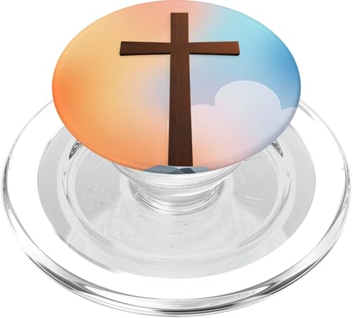 Kreuz Symbol des Christentums Jesus Gott Glaube PopSockets PopGrip für MagSafe von Faith in God and Jesus