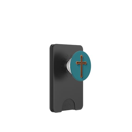 Kreuz Symbol des Glaubens Christentum Gott Jesus PopSockets PopWallet für MagSafe von Faith in God and Jesus