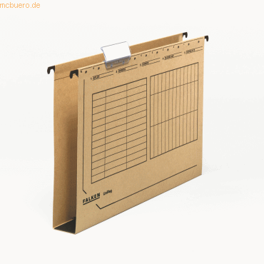 Falken Hängesammler UniReg Kraftkarton 320g/qm 4cm Kartonboden braun von Falken