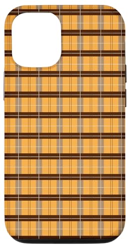 Hülle für iPhone 15 Orange Braun Olive Halloween Plaid Ernte Dankbare Jahreszeit von Fall Halloween Thanksgiving Gift Shop