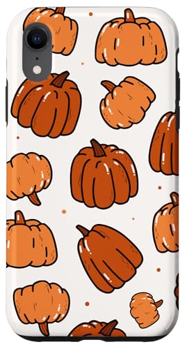 Hülle für iPhone XR Orange Herbst Halloween Herbst Ernte Thanksgiving Saison von Fall Halloween Thanksgiving Gift Shop