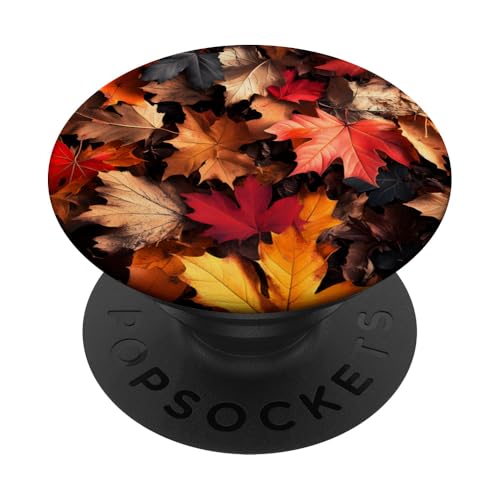 Herbst- und Herbst-Thema, bunte Blätter, Herbstfarbe, Laub PopSockets Klebender PopGrip von Fall Lovers & Autumn Lovers Season Gift Ideas