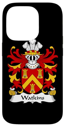 Hülle für iPhone 14 Pro Watkins Wappen - Familienwappen von Familienwappen und Wappen Kleidung und Geschenke