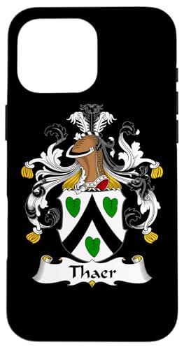 Hülle für iPhone 16 Pro Max Thaer Wappen - Familienwappen von Familienwappen und Wappen Kleidung und Geschenke