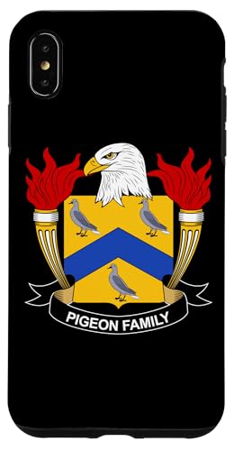 Hülle für iPhone XS Max Pigeon Wappen - Familienwappen von Familienwappen und Wappen Kleidung und Geschenke