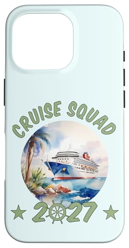 Cruise Squad 2027 Kreuzfahrt-Abenteuer für die ganze Familie Hülle für iPhone 16 Pro von Family Cruise Time Adventures Cruise Ship Apparel