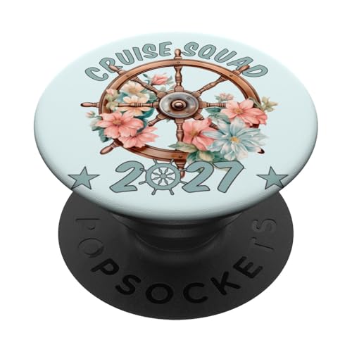 Cruise Squad 2027 Ultimativer Familienurlaub PopSockets Klebender PopGrip von Family Cruise Time Adventures Cruise Ship Apparel