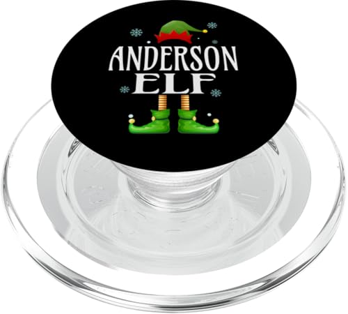 ANDERSON Elf Xmas Funny Herren Familie Matching Christmas PopSockets PopGrip für MagSafe von Family Holiday Matching Christmas Elf Gifts.