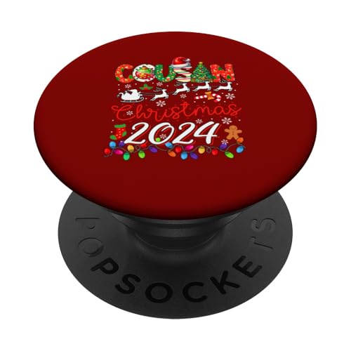 Cousin Christmas 2024 Colorful Costume Kids Family Group PopSockets Klebender PopGrip von Family Lover Christmas Costume