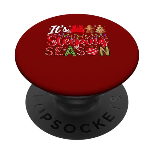 It's Sleeping Season Costume Christmas Funny Family Kids PopSockets Klebender PopGrip von Family Lover Christmas Costume