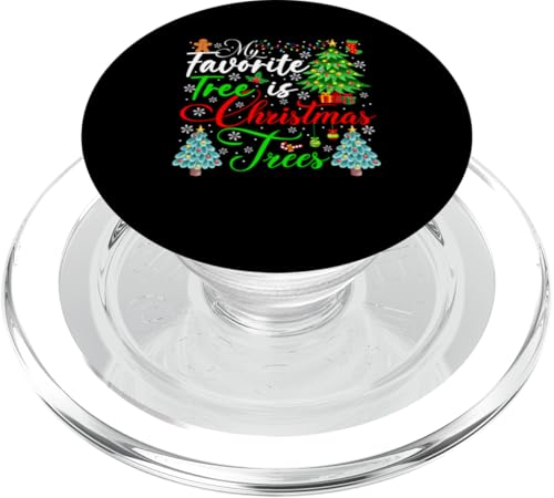 My Tree Is Christmas Trees Bunte Weihnachtsbäume Lustige Familie PopSockets PopGrip für MagSafe von Family Lover Christmas Costume