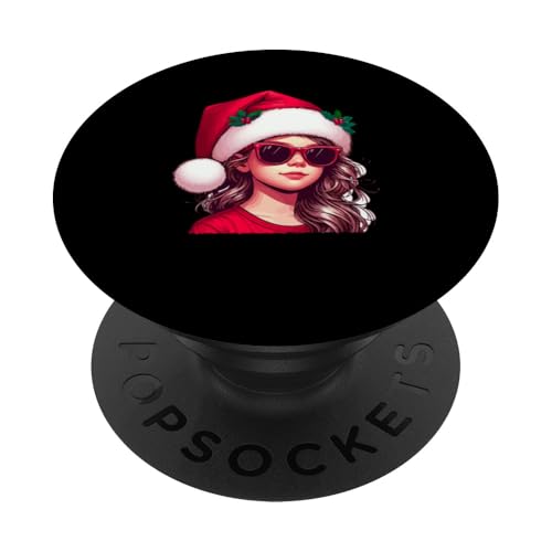 Xmas Kid Girl Sunglasses Lover Family Matching Funny Parties PopSockets mit austauschbarem PopGrip von Family Lover Christmas Costume