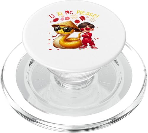 Lì Xì Me Please Kid Boy Vietnamese Lunar New Year Snake PopSockets PopGrip für MagSafe von Family Lover New Year Costume