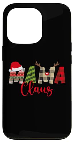 Hülle für iPhone 13 Pro Weihnachtsmama Claus Nikolausmütze Rentier Familie Matching von Family Matching Christmas Claus Reindeeer apparel