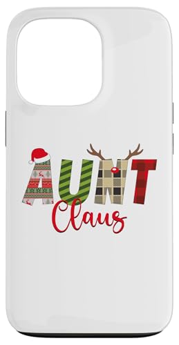 Hülle für iPhone 13 Pro Weihnachtsmütze für Tante, Weihnachtsmann, Rentier, Familie passend von Family Matching Christmas Claus Reindeeer apparel