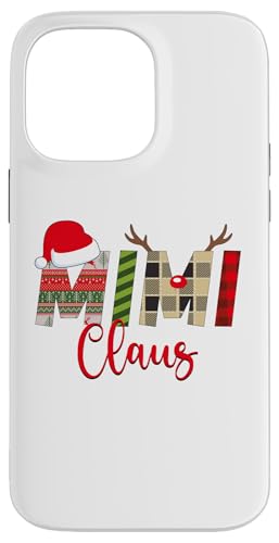 Hülle für iPhone 14 Pro Max Weihnachtsmimi Claus Nikolausmütze Rentier Familie Matching von Family Matching Christmas Claus Reindeeer apparel