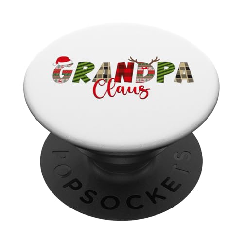 Weihnachten Opa Claus Nikolausmütze Rentier Familie Matching PopSockets Klebender PopGrip von Family Matching Christmas Claus Reindeeer apparel