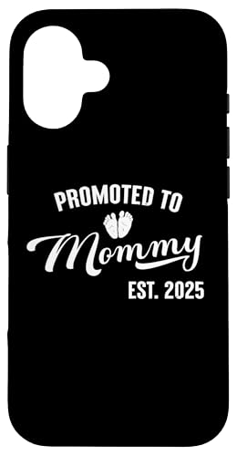 Hülle für iPhone 16 Promoted to Mommy Est 2025 First Time Mom Mommy 2025 von Family Matching First Child Co.