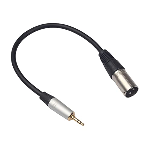 Fangxuee 3,5-Mm-Stereo-Klinkenstecker Audiokabel 3,5-Mm-Stereo-Klinkenstecker auf 3-Poligen XLR-Stecker Mikrofon Audiokabel Kabeladapter 0, von Fangxuee