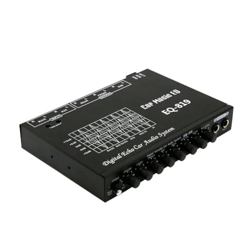 Fangxuee EQ-819 Auto-Equalizer, Multifunktionaler Auto-Equalizer, Multifunktionaler Auto-Audio-EQ, Tuning-Crossover-Verstärker, Parametrischer Equalizer, Auto-Audio-Equalizer von Fangxuee