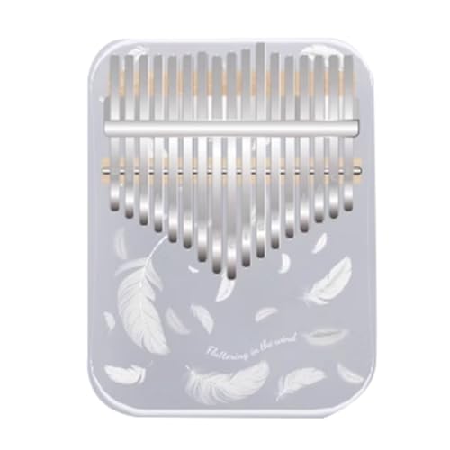 Fangxuee Kalimba 17 Tasten Professionelles Daumenklavier Acryl Kalimba Daumenklavier Tastatur Musikinstrument Weiße von Fangxuee