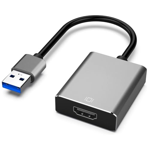 Fangxuee USB-Auf-Kompatibler Adapter - 3.0/2.0 Multi-Monitor-Kabel, Kompatibel für Smartphone, Laptop, HDTV-Projektor von Fangxuee