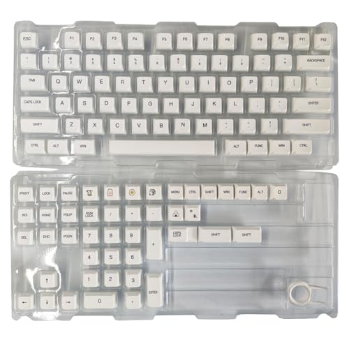 Fangxuee XDA 120-Tasten-Tastatur-Taste Minimalist PBT Sublimationsverfahren Mechanische Taste für 61/87/98/104/108 Tastatur von Fangxuee