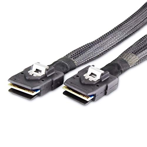 FANTEC SRC-Mini SAS zu Mini SAS Kabel (SFF 8087 zu SFF8087, 6Gbits/s pro Festplatte, für Servergehäuse der SRC-Reihe) von Fantec