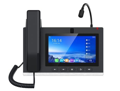 Fanvil A308i IP-Videotelefon, 7 Zoll Touch-Display, 116 DSS-Tasten, Gooseneck-Mikrofon, Android von Fanvil