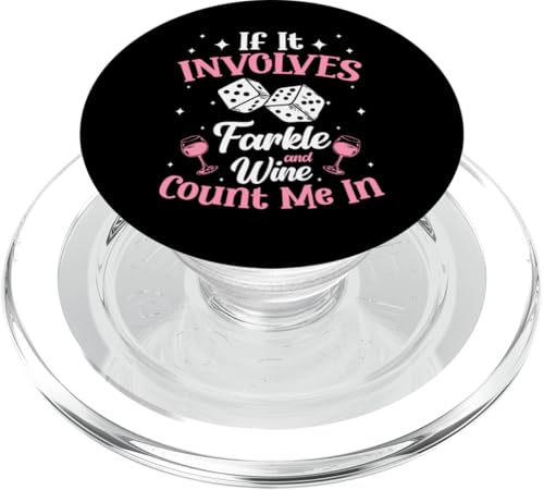 If It Involves Dice Game Farkle PopSockets PopGrip für MagSafe von Farkle Designs Game Würfelspiel Glücksspiel