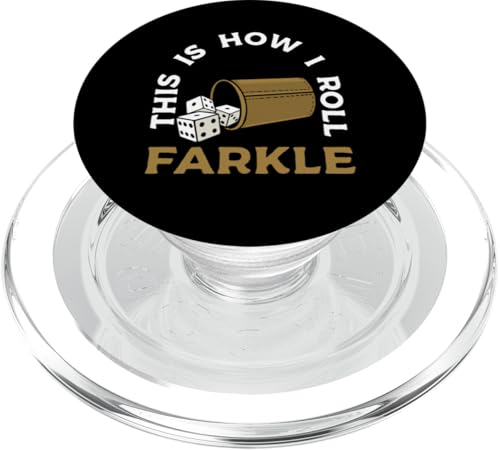 This Is How I Roll Dice Game Farkle PopSockets PopGrip für MagSafe von Farkle Designs Game Würfelspiel Glücksspiel