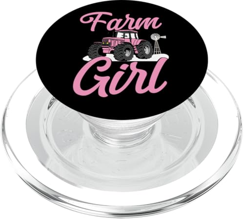 Farming Farmer Girl Traktor Farm Girl PopSockets PopGrip für MagSafe von Farm Agriculture HD0