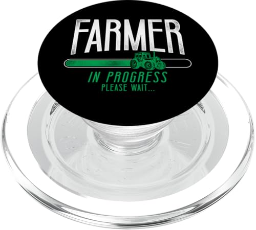 Farming Farmer Traktor Vintage Farmer In Progress Please PopSockets PopGrip für MagSafe von Farm Agriculture HD0