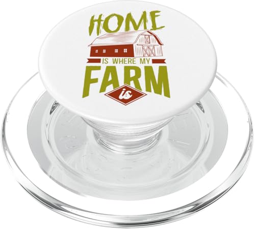 Farming Farmer Vintage Home ist dort, wo meine Farm ist PopSockets PopGrip für MagSafe von Farm Agriculture HD0