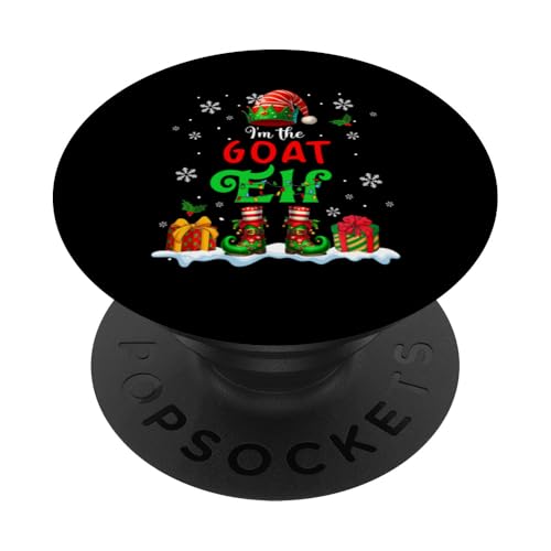 I'm Goat Elf Christmas Elf Costume Farmer Rancher Family PopSockets mit austauschbarem PopGrip von Farmer Christmas Costume