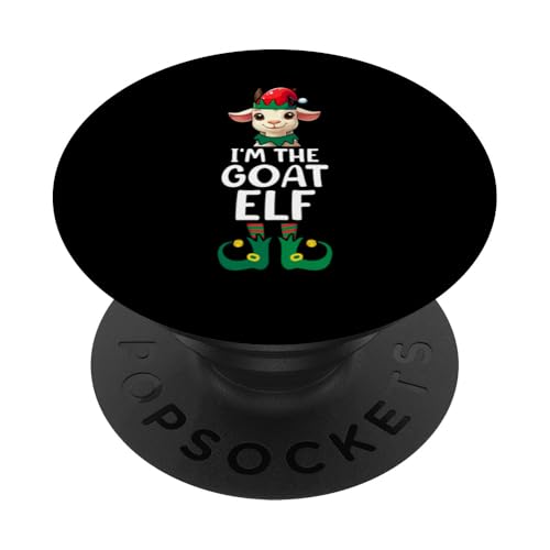 I'm The Goat Elf Christmas Elf Lover Farmer Rancher Owner PopSockets mit austauschbarem PopGrip von Farmer Christmas Costume