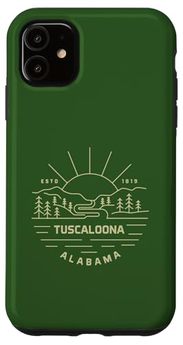 Hülle für iPhone 11 Vintage Tuscaloosa Sunrise Alabama Nature Outdoor Wandern von Fashion Book